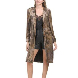 NEW ZARA Printed Coat 261mn